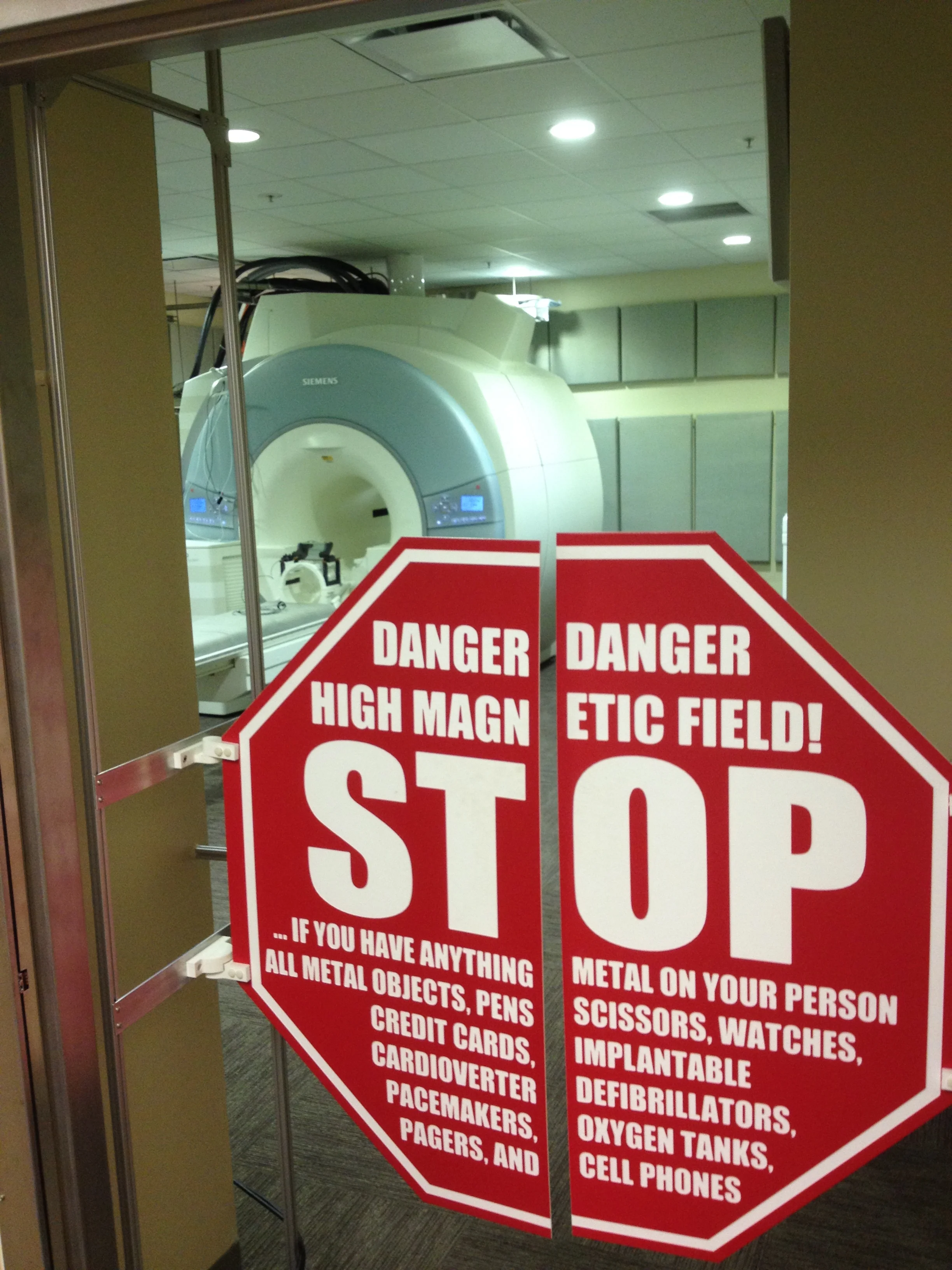 The scary MRI scanner