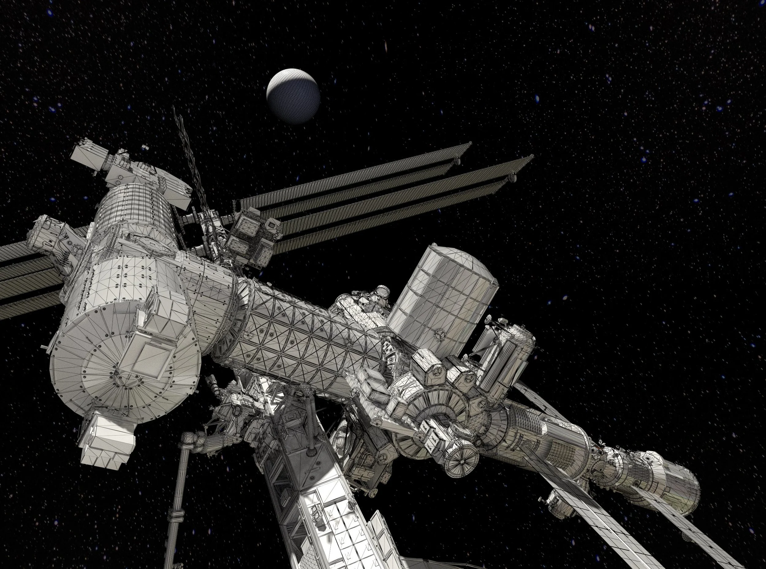 Awesome ISS model by Chris Kuhn