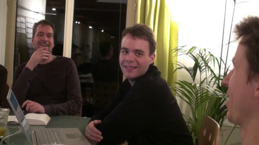 Ton and Jan Morgenstern discussing sound