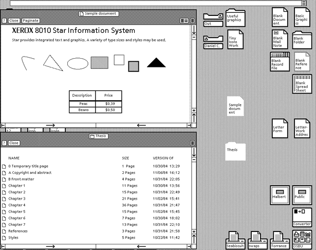 The World’s First GUI – The Xerox Star System