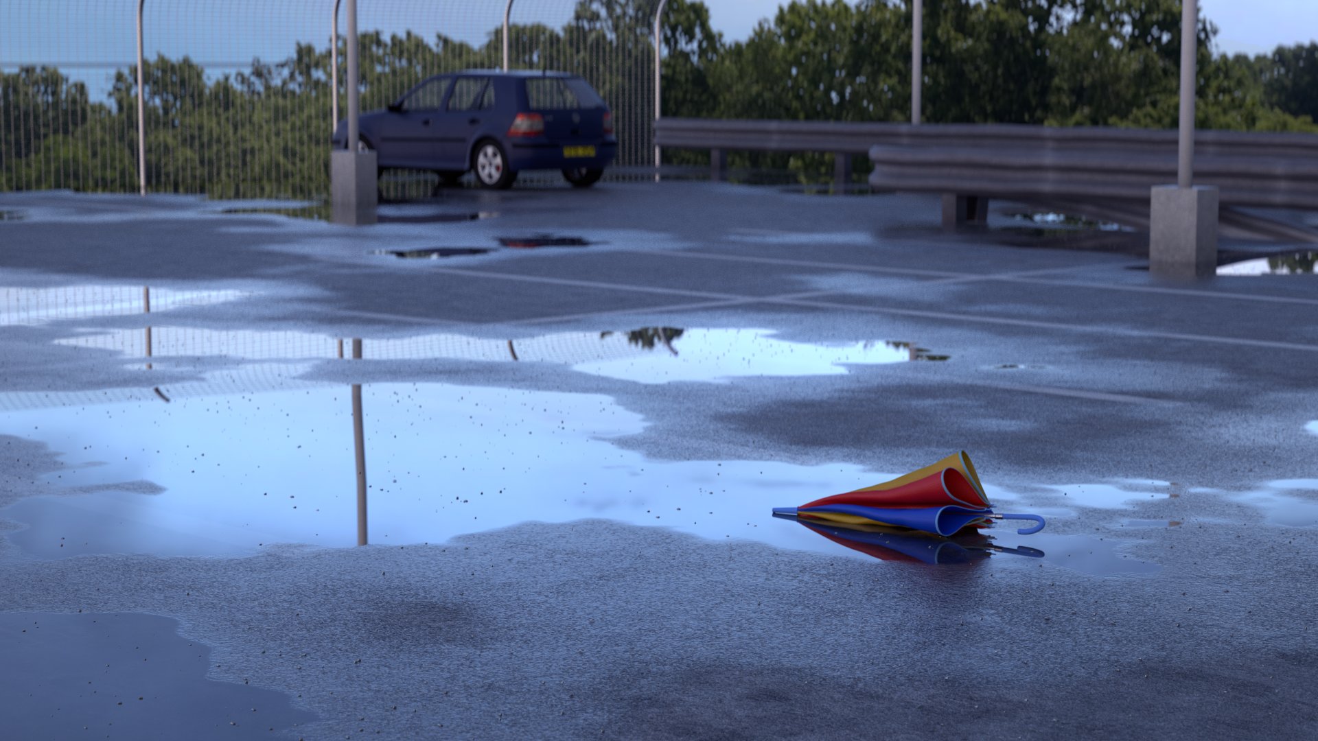 How To Draw A Rain Puddle