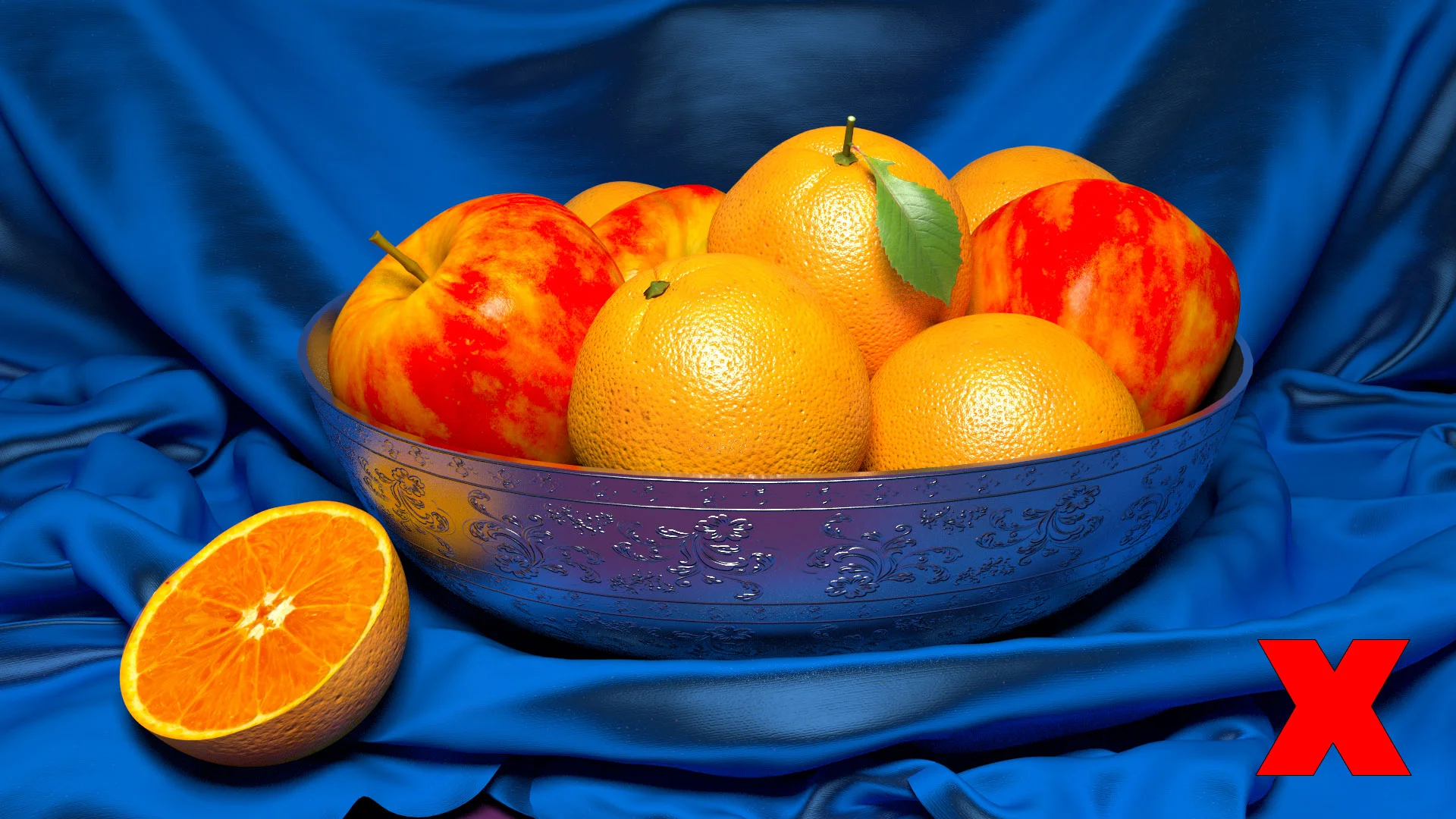 Example of an overly saturated scene