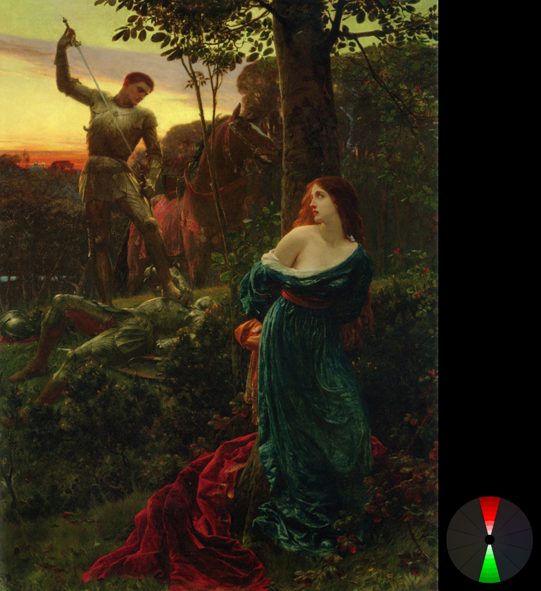 Frank Dicksee- Chivalry (from ArtRenewal.org)