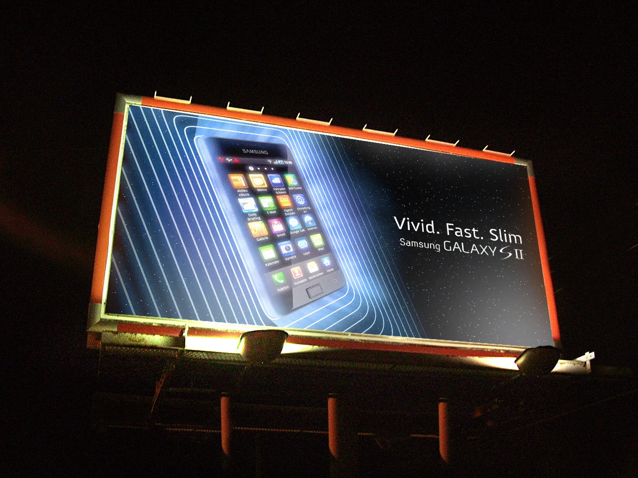 Not an actual ad. Photoshoppery helps you visualize it.