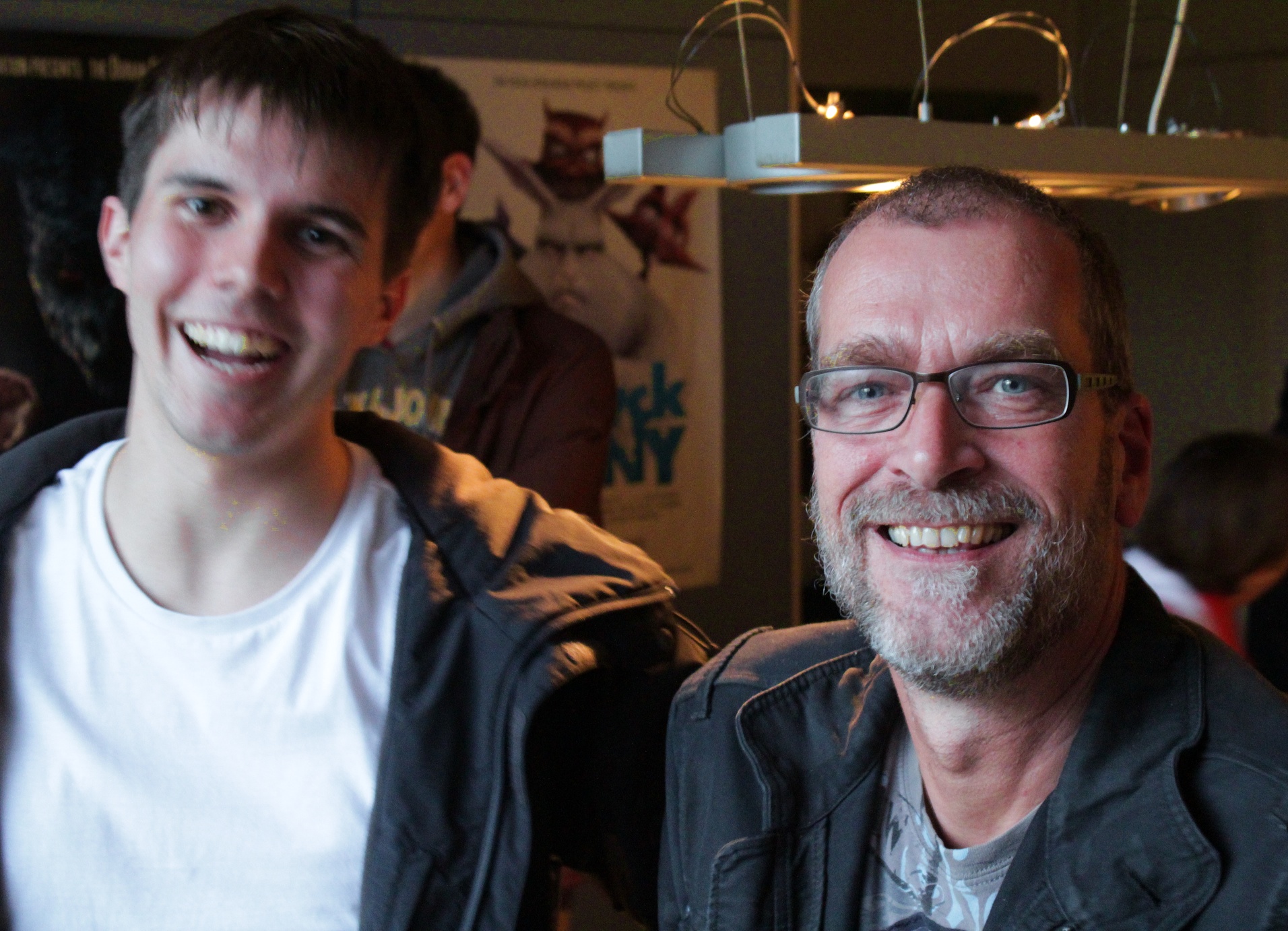 With Ton Roosendaal at the Blender Institute on the last da