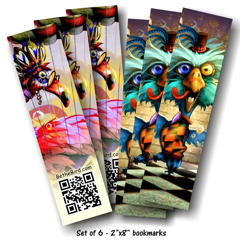 Bookmarks - set of 6
