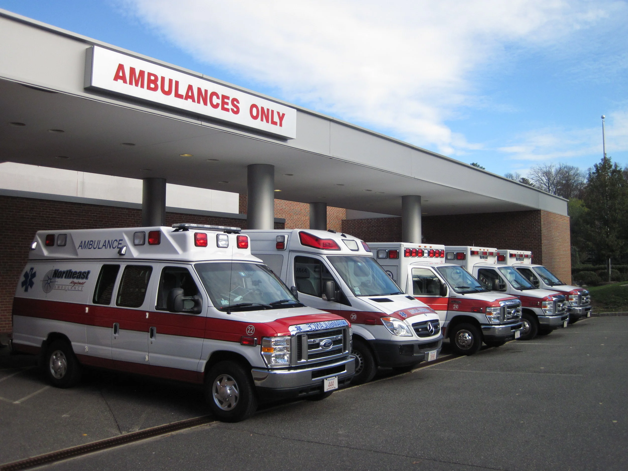 Ambulance Fleet at Emergency Room
