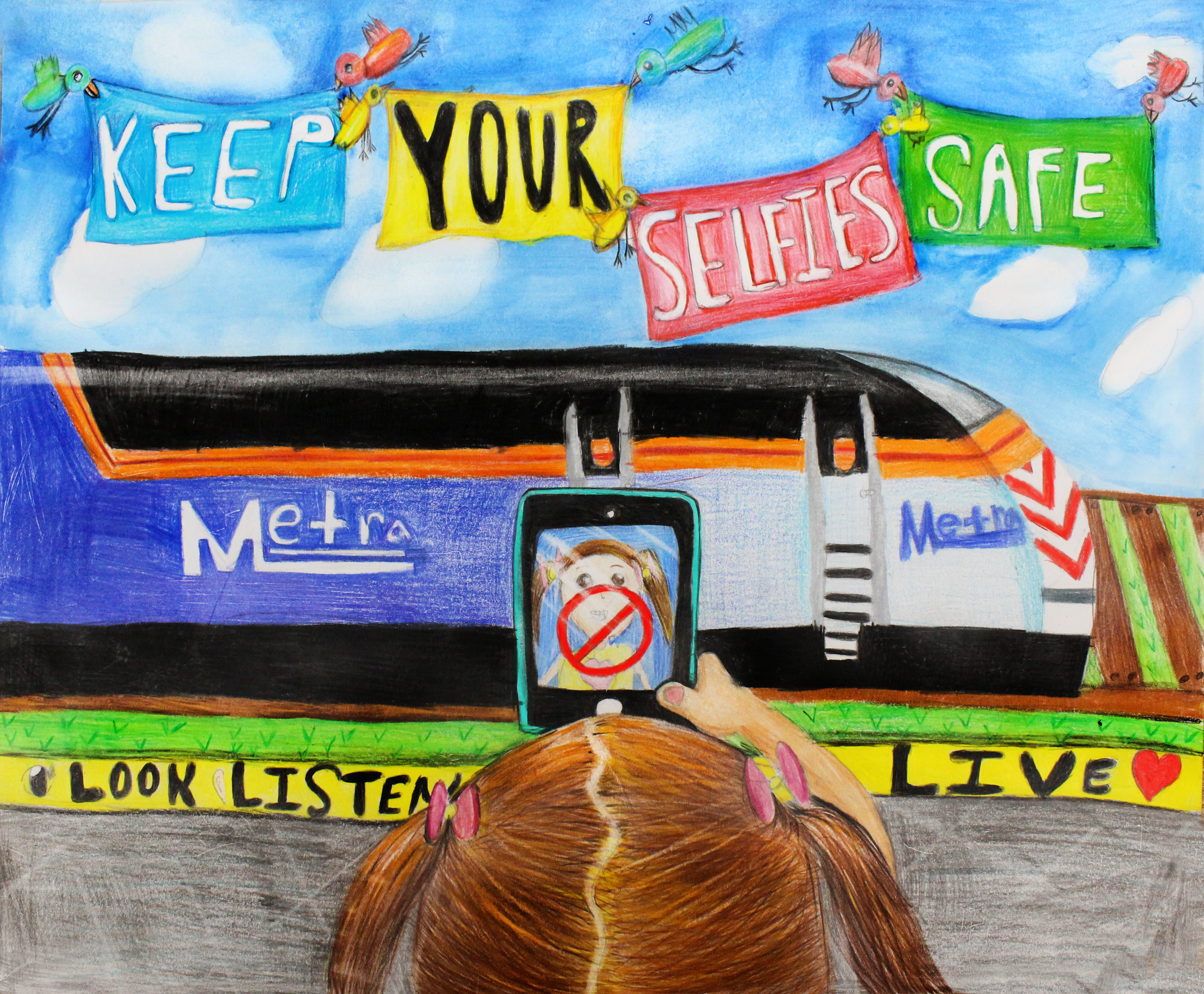 Winners Of The Annual Metra Safety Poster Competition Glenview