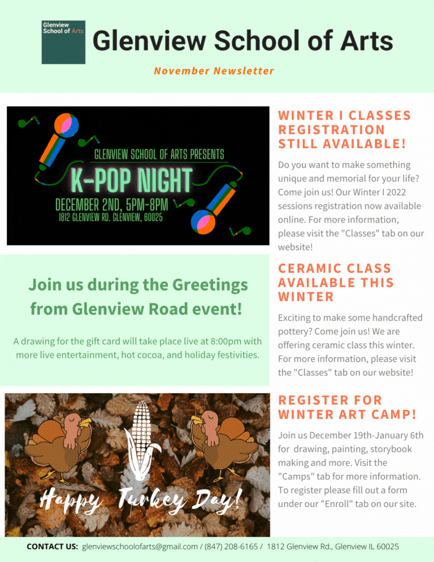 November Newsletter! 