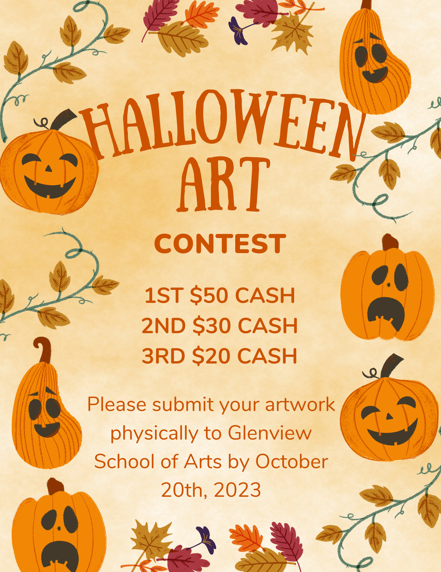 Halloween Art Contest