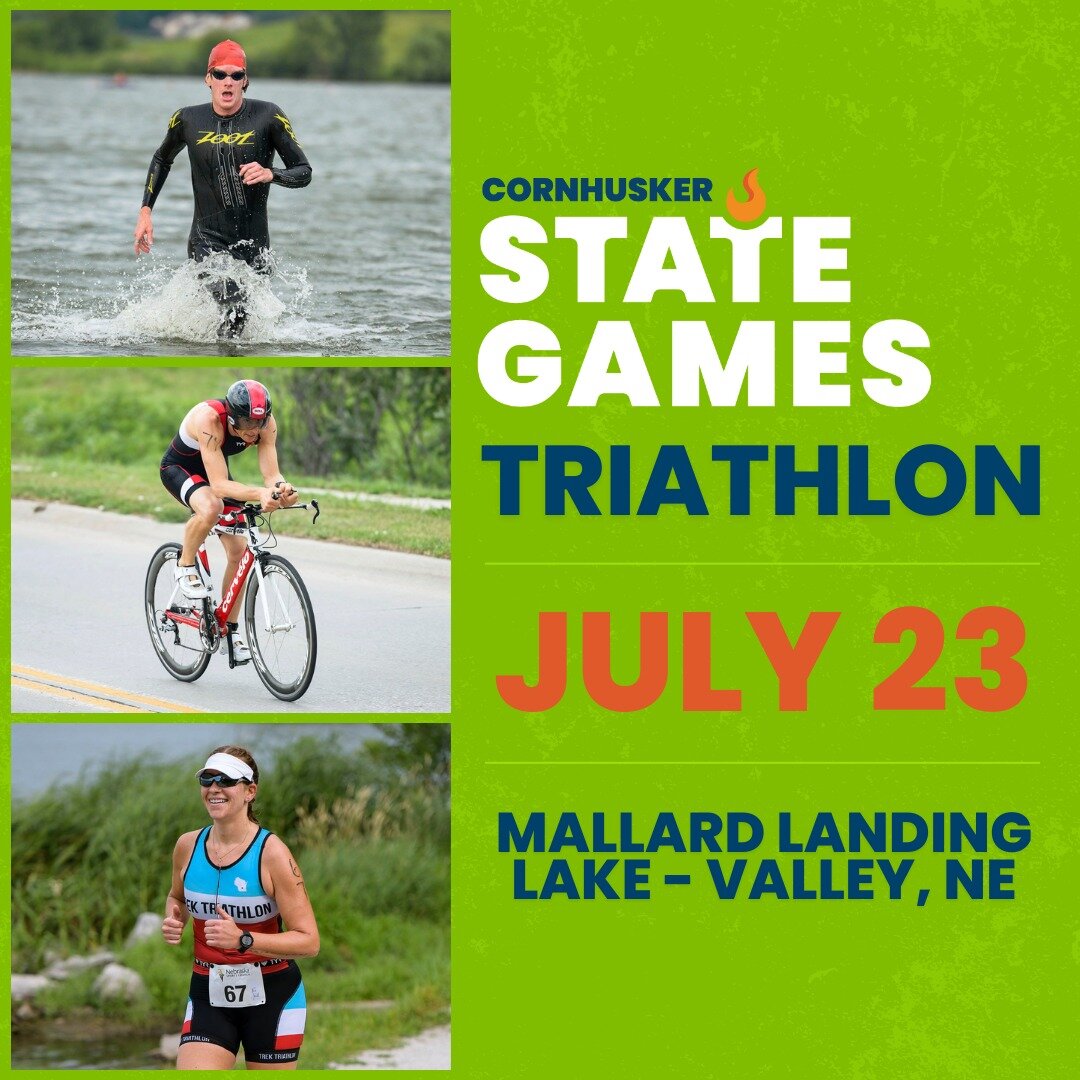 Volunteers Needed! Sign up to help with the 2023 Cornhusker State Games Triathlon in Valley, Nebraska. 
@teamnebraskatriathlon Nebraska Sports Council @nesportscouncil City of Valley, Nebraska 

Sign up at https://signup.com/client/invitation2/secure