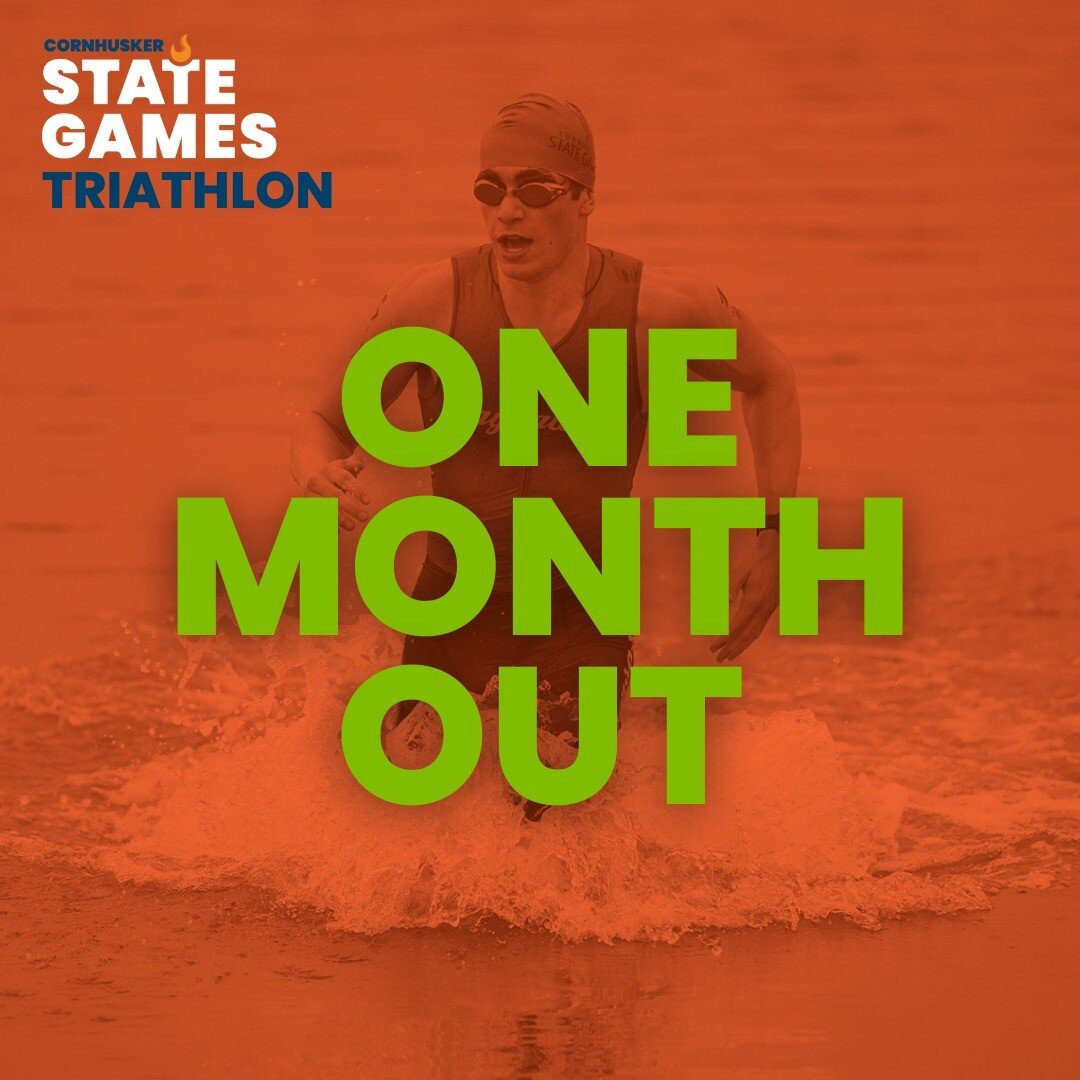 We are 1 MONTH OUT until the Cornhusker State Games Triathlon event comes to Valley, Nebraska! 

Register, sign up to volunteer, check out the course route and road closures at https://www.cornhuskerstategames.com/sports/triathlon/

@nesportscouncil 