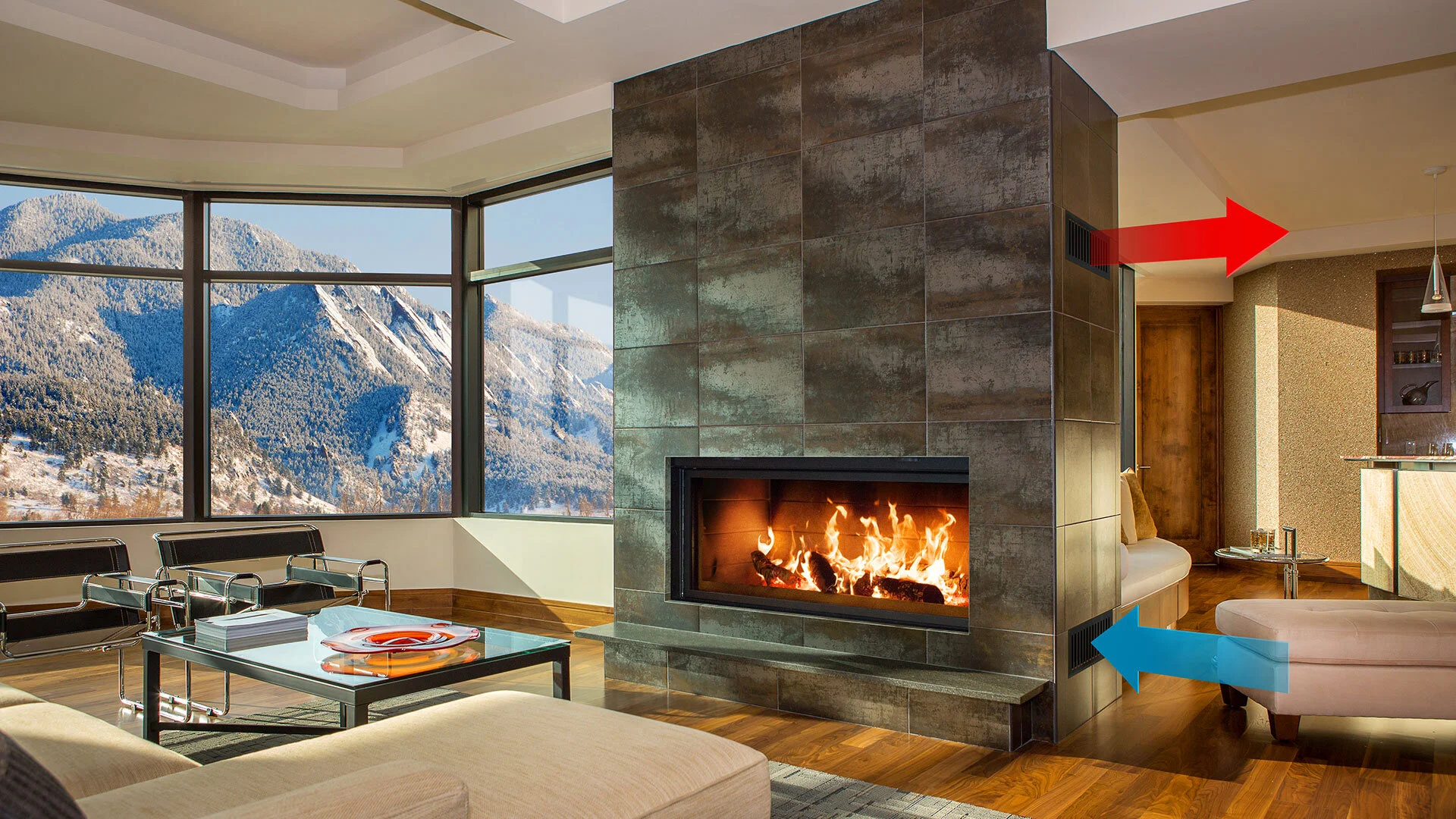Renaissance Linear 50 Wood Fireplace