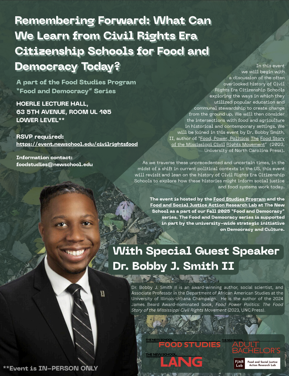 Remembering Forward: What Can We Learn from Civil Rights Era Citizenship Schools for Food and Democracy Today?