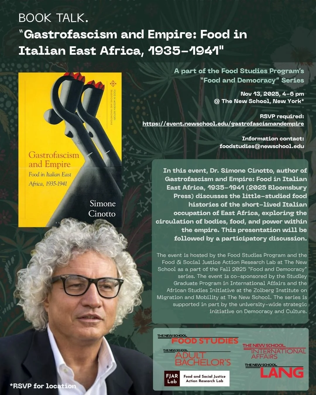 Gastrofascism event poster