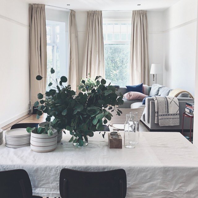 Yesss! 
Studio upgrade &amp; dinner party success.

It was all happening here this weekend! 
We did an upgrade! 
Now with a larger workspace, there&rsquo;s more room for layouts, planning and a beautiful piece of eucalyptus to remind me of the beauti