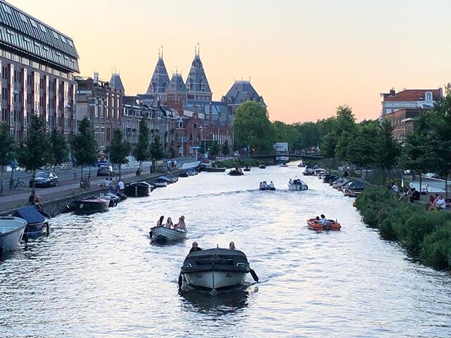 Beautiful Amsterdam, summer light forever. &hearts;️🇱🇺&hearts;️🇦🇺
