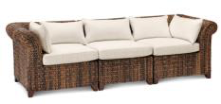 Stained Seagrass Sofa