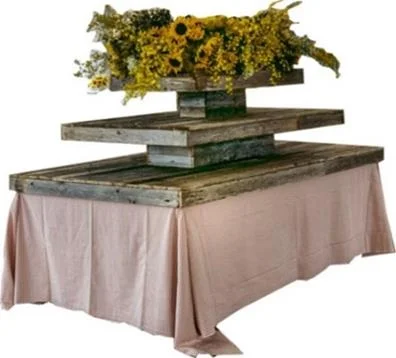 Rustic Tiered Table Cap