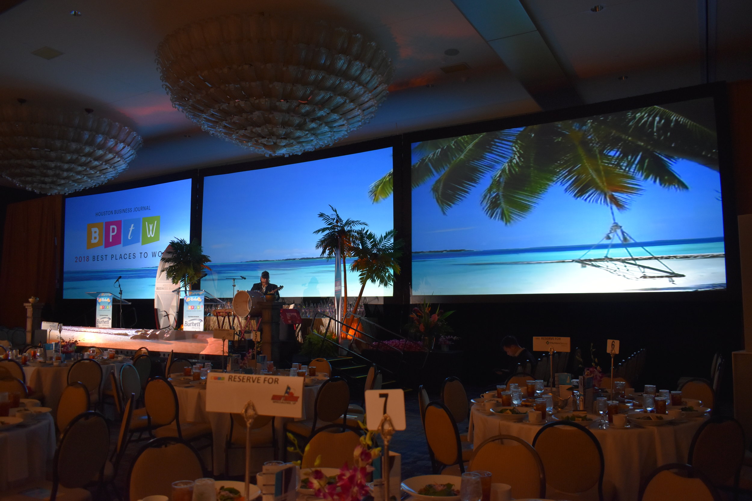 3 Projection Screens