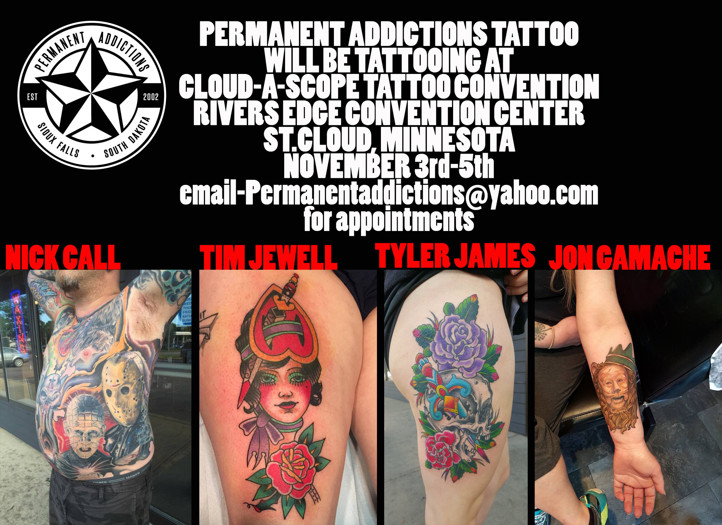 Permanent Addictions Tattoo Permanent Addictions Tattoo-Sioux Falls, SD