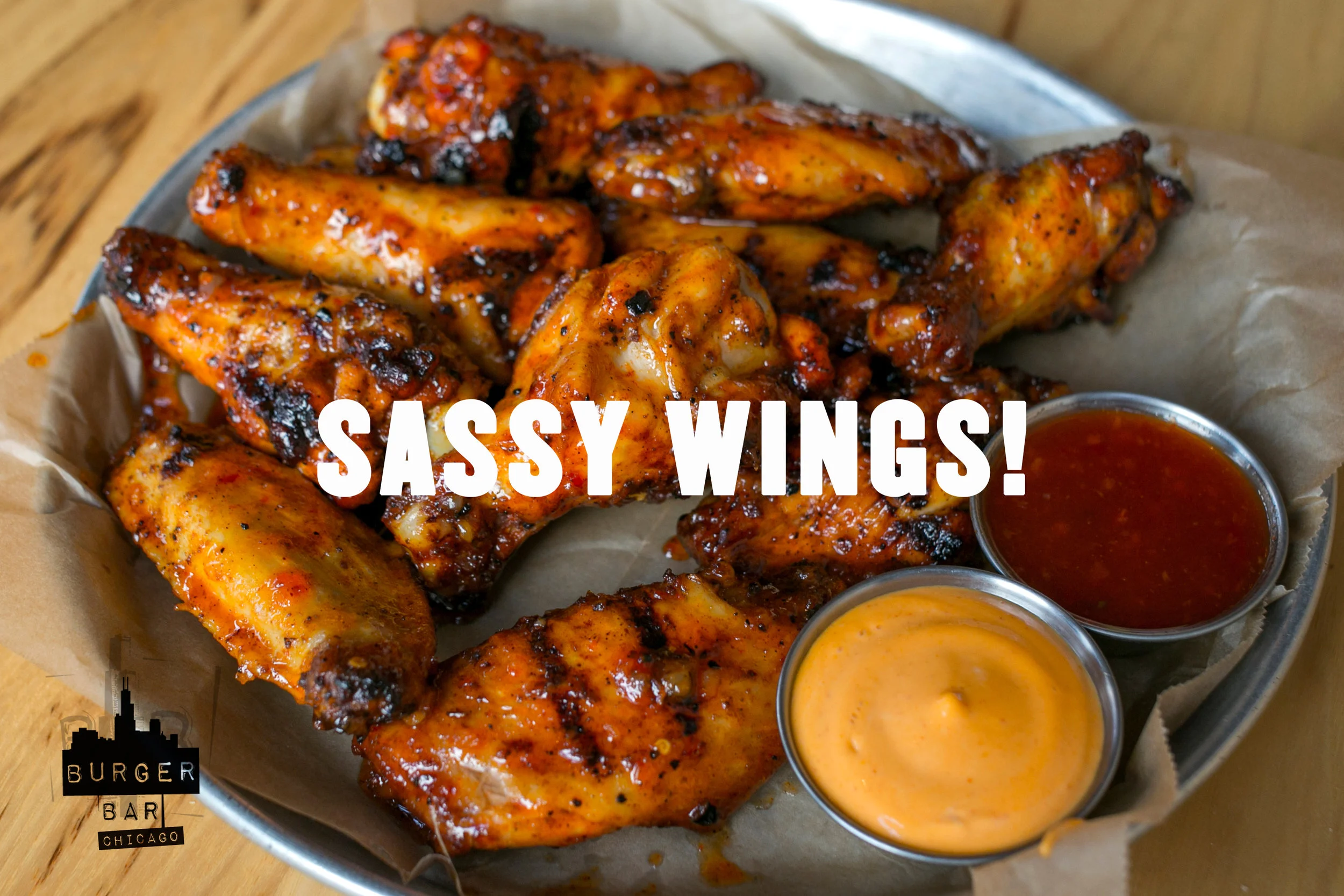 Sassy Wings from Burger Bar