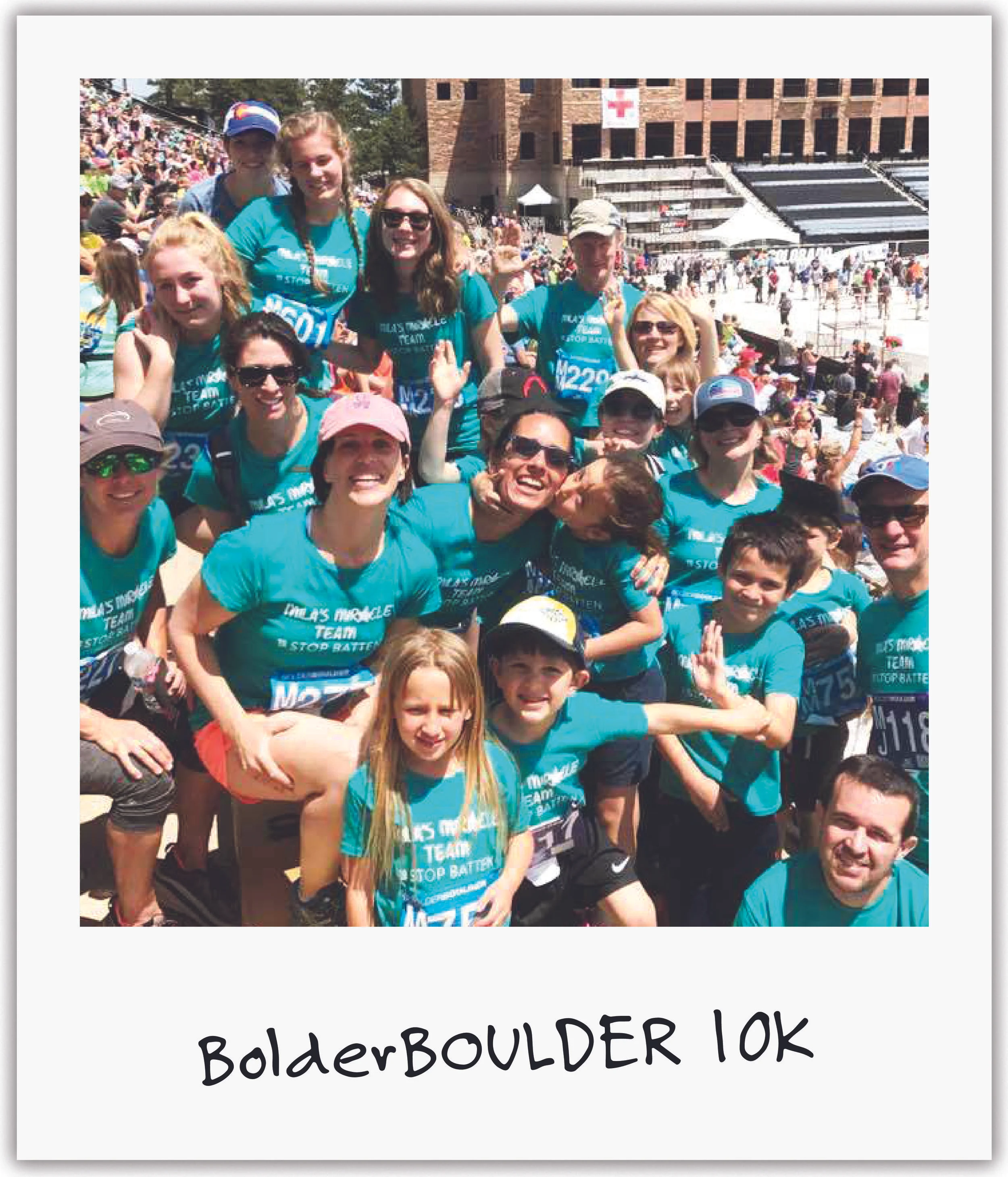 Over twenty Mila's Miracle teams stood out at one of the world's largest races, with 50K people, to help us raise money and awareness for Batten Disease.