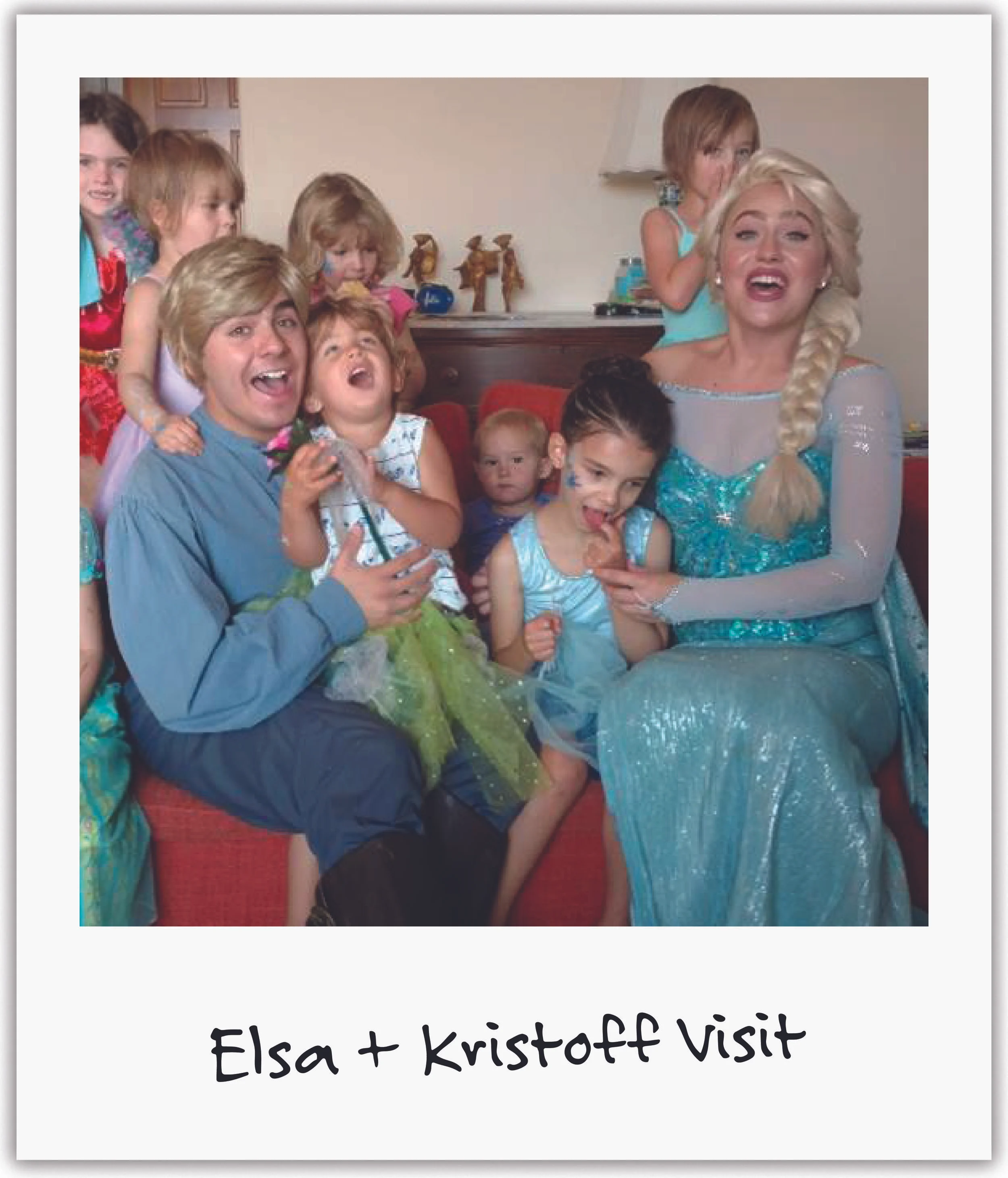 Kind friend Jenna organized a surprise visit of Mila's favorite Frozen characters, Elsa and Kristoff - a highlight of Mila's year!
