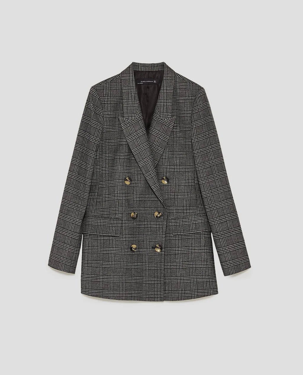 checked blazer