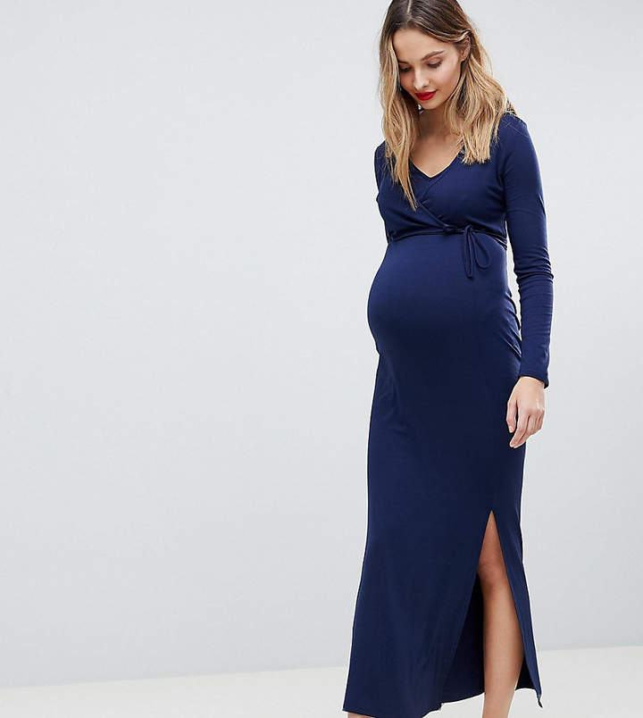 nursing wrap dress