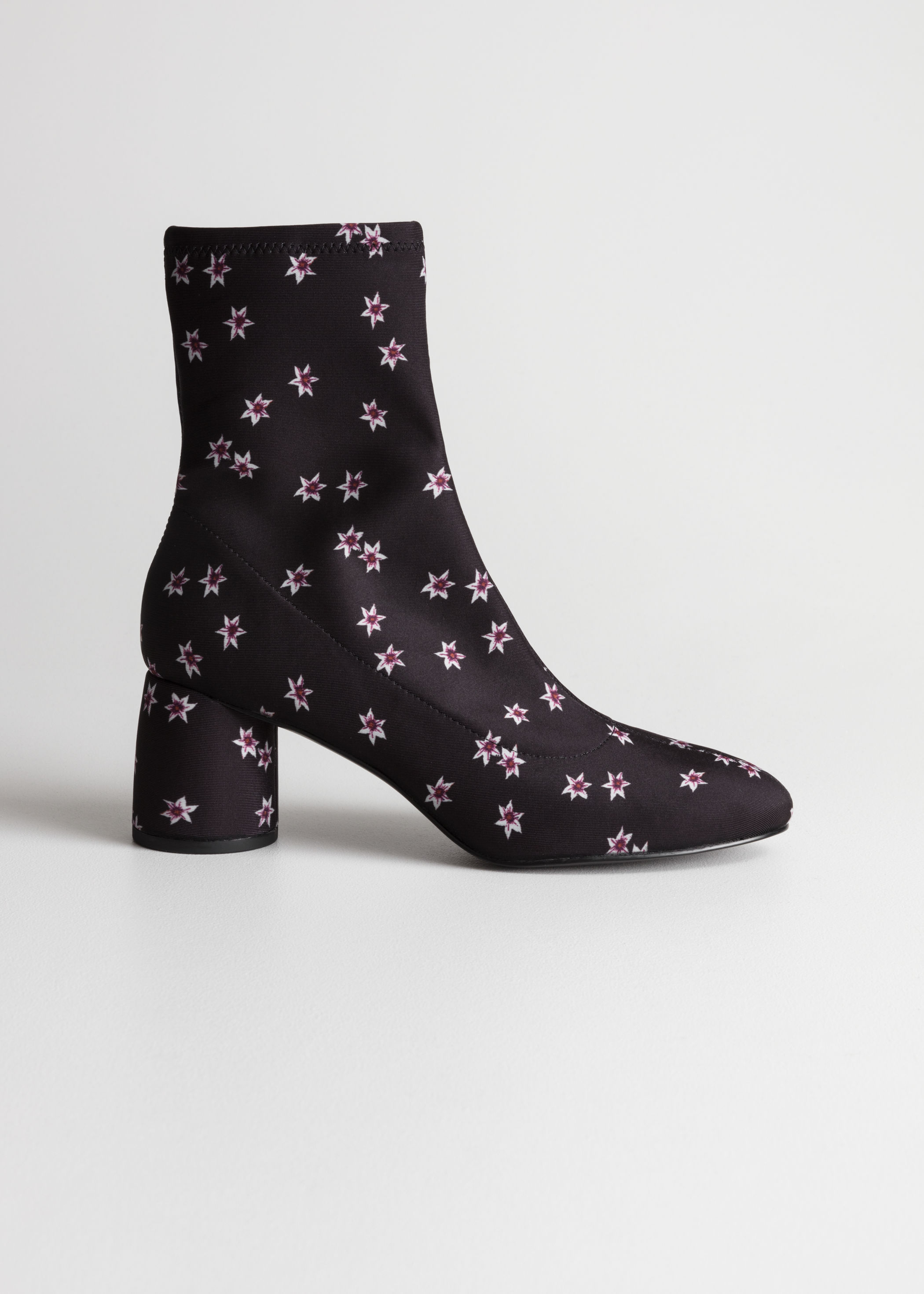 floral sock boot