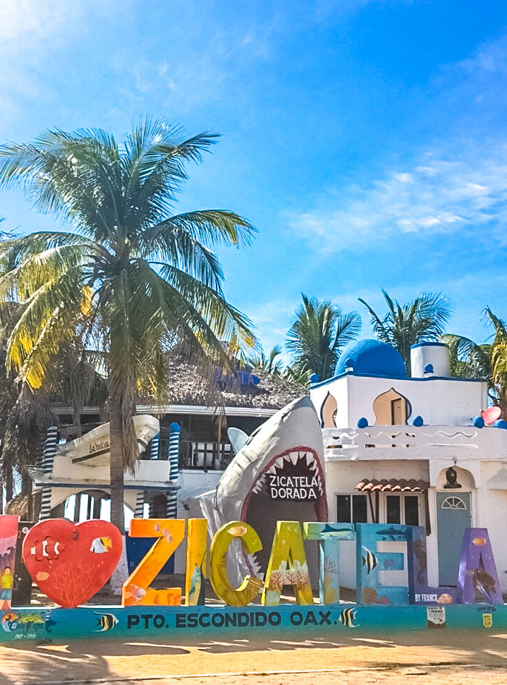 Zicatela Beach in Puerto Escondido