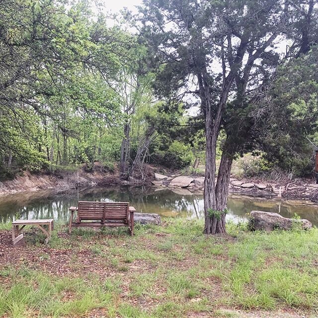 Managed to find a little private patch of outside for Earth Day. Always glad for a misty morning coffee after a long night of fire and frog sounds. 🌿 I&rsquo;m losing track of days now... back to work.