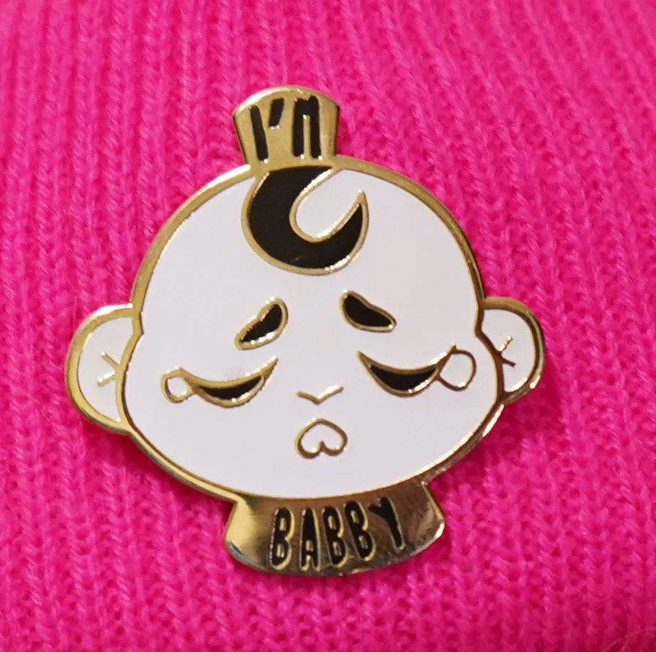  An enamel pin originally design in Adobe Illustrator 