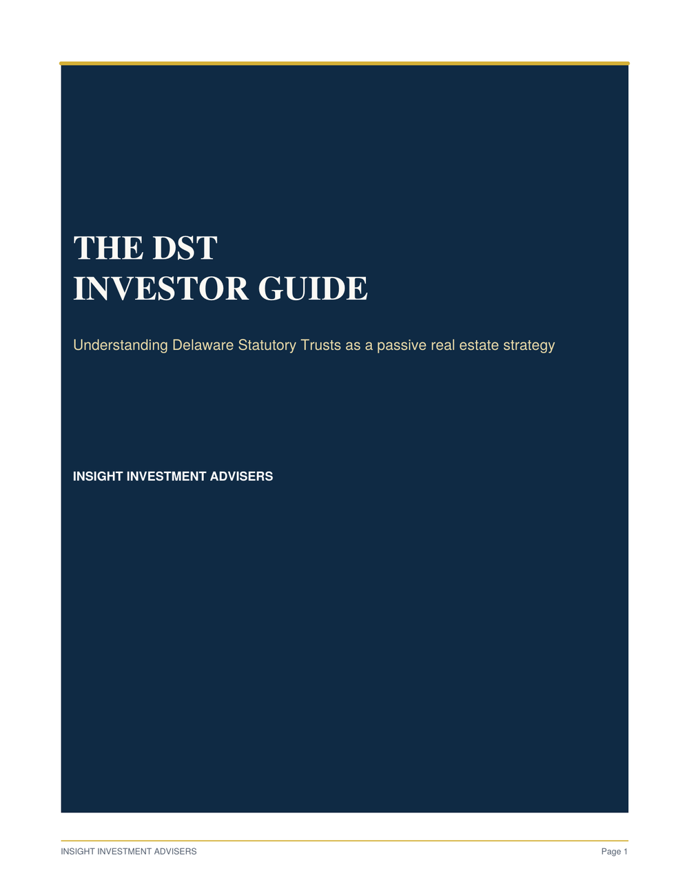 Cover of The DST Investor Guide