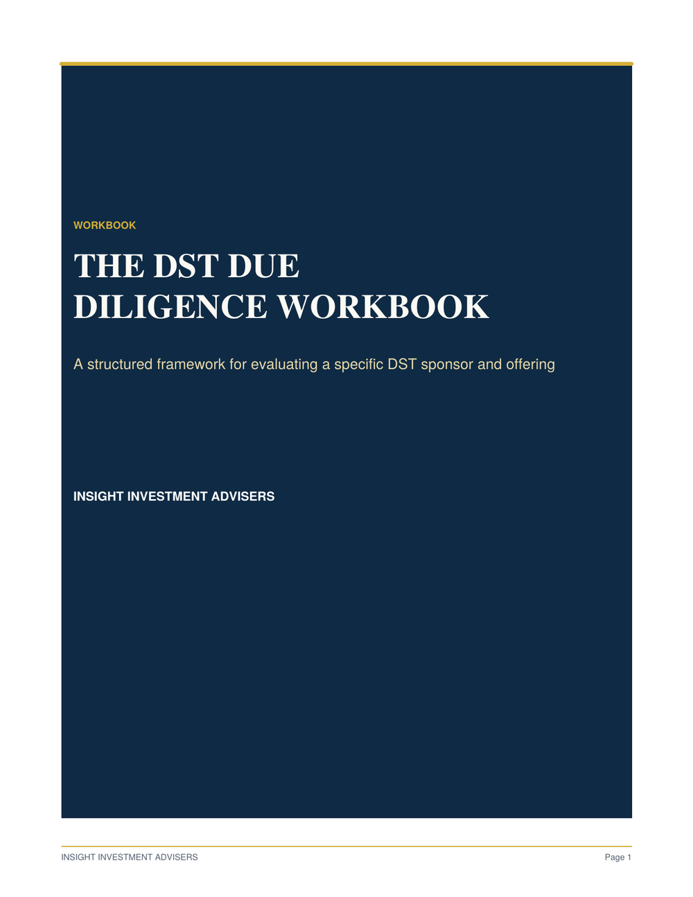 Cover of The DST Due Diligence Workbook