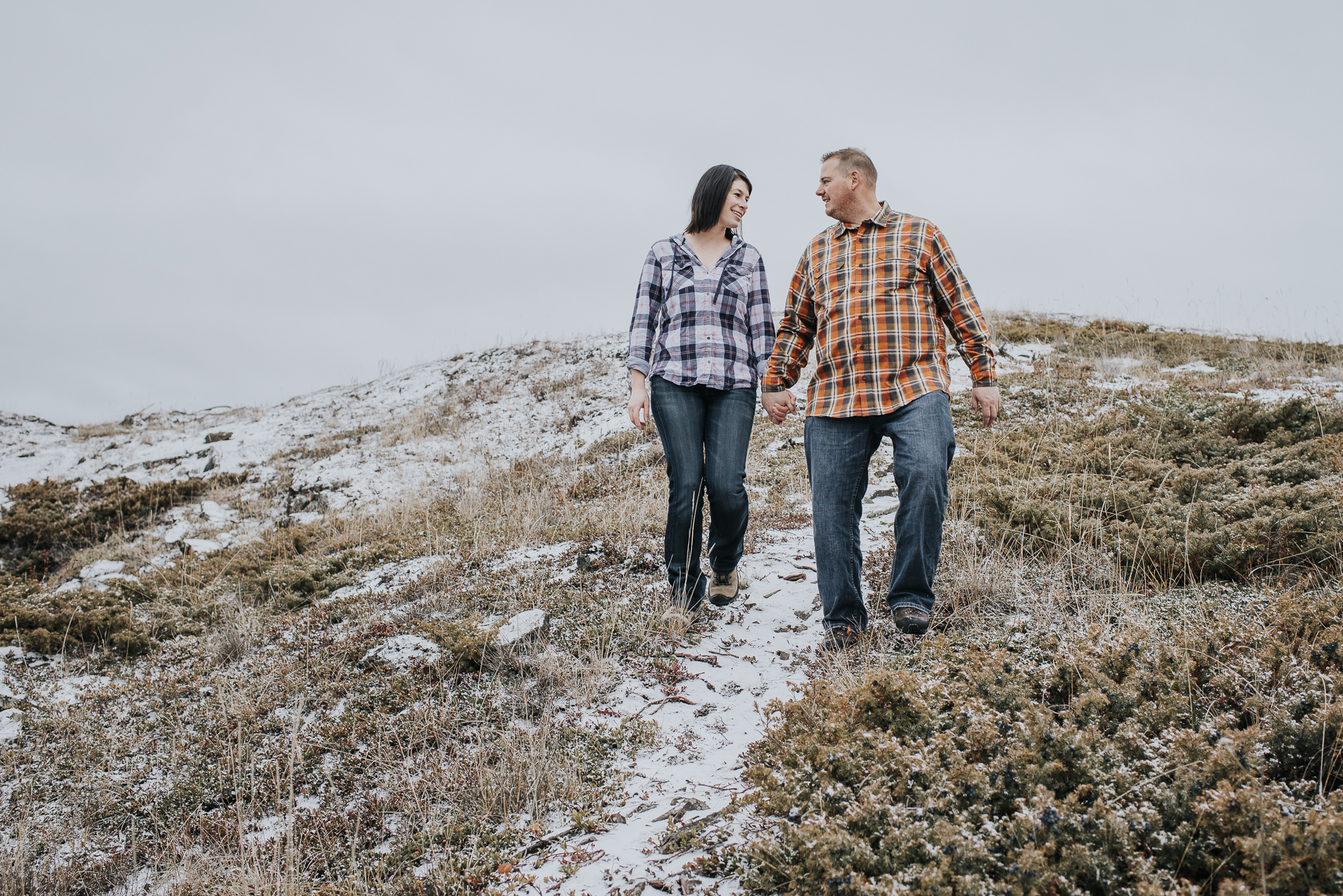 Yellowknife engagement photo