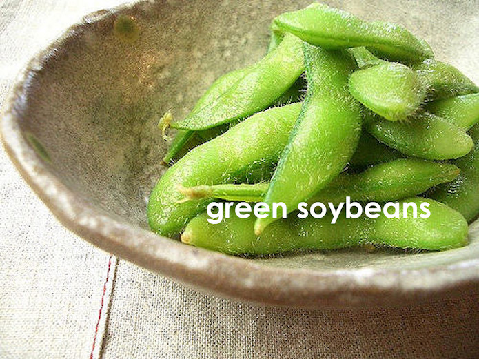 Green soybeans