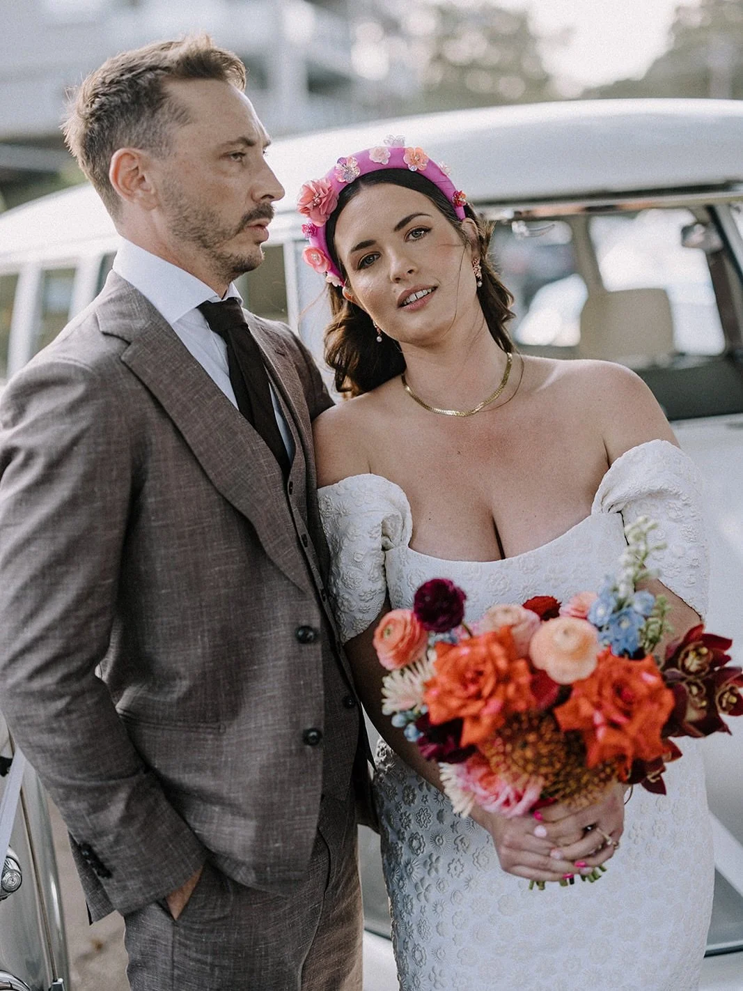 Finally sharing some of the stunning photos from Taylor and Dan’s colourful Sydney wedding. 
Bold colours, fresh flowers, plenty of fruit and huge smiles. 
Photographer l @michaeldavidgray 
Venue l @batherspavilion 
Gown l @preajames_bridal
