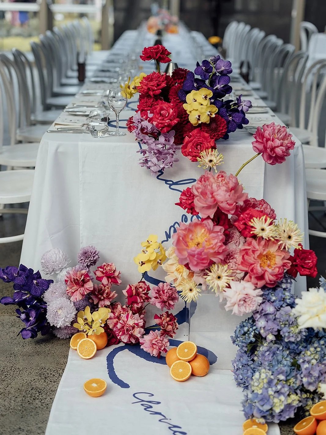 Two days in a row! 
Some weddings really are just magic, like Clarice and Peter’s colourful wedding at The Calyx. 
So much attention to detail and fun moments throughout the room. Styling and planning by @honeylaneevents 
Photographer: @imag