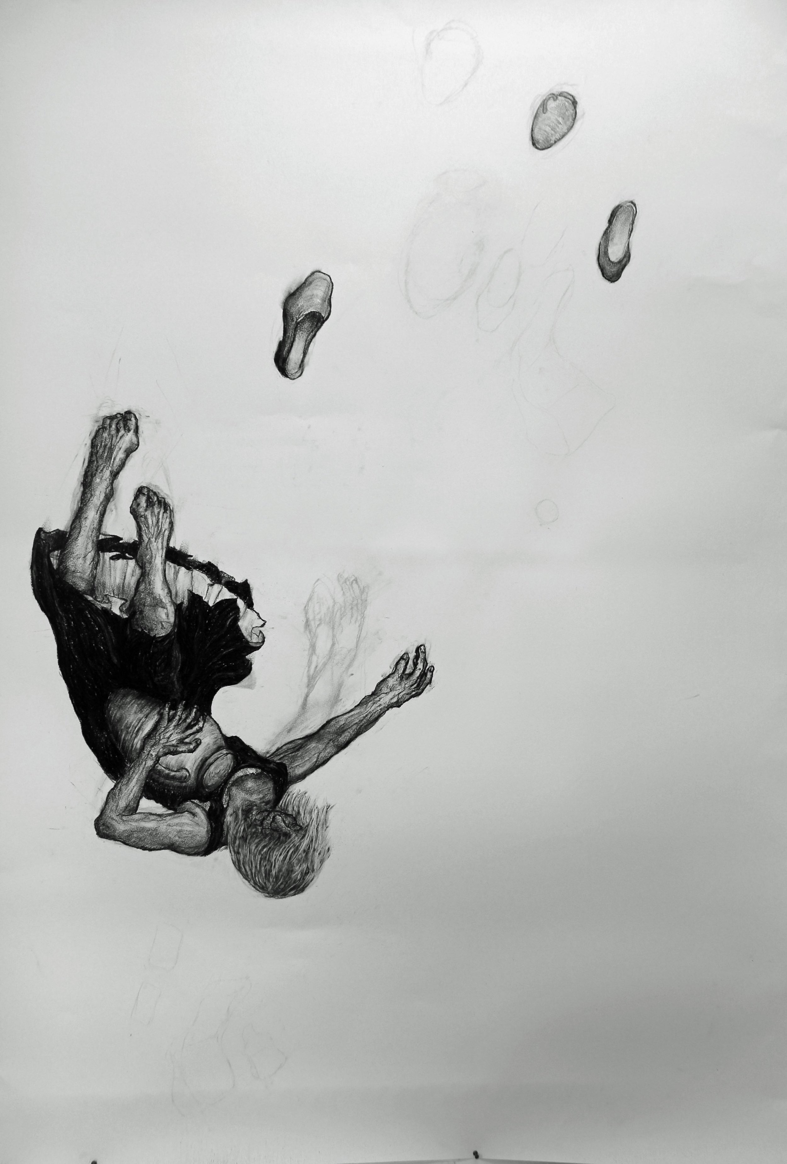 the last thing held, 200x152cm, charcoal on paper.jpg