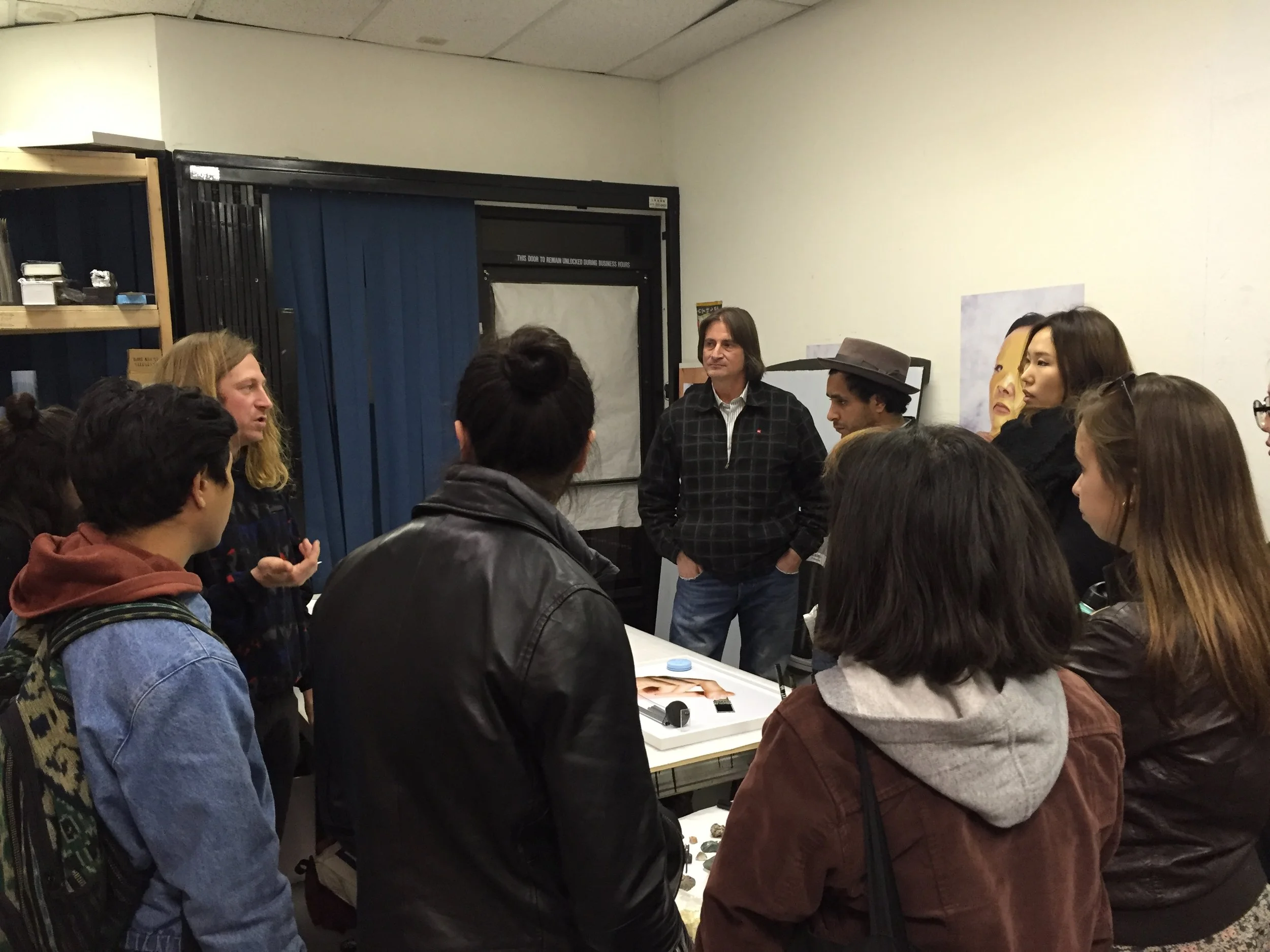 STUDIO VISIT with artist, Ian James of Metro PCS