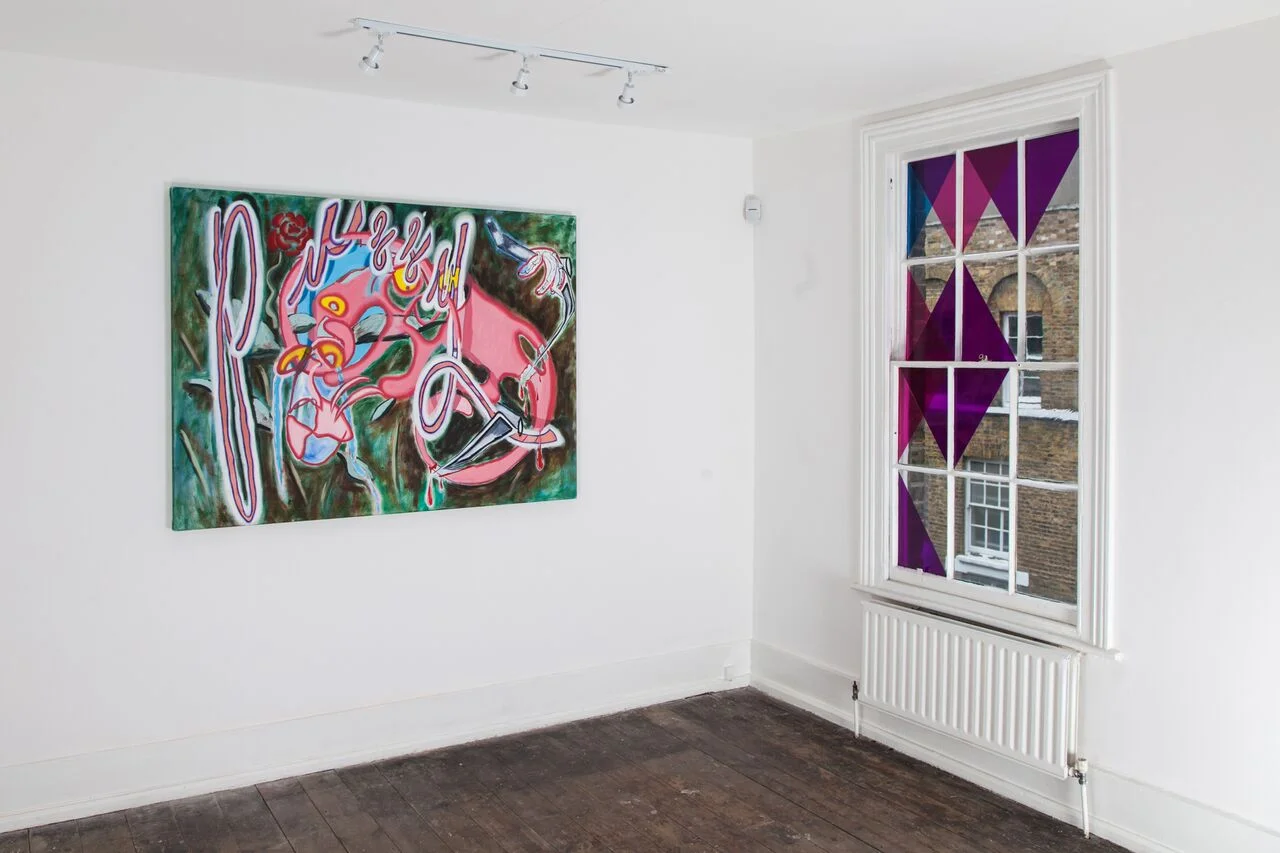 Installation shot of The Pink Panther Show 2018 at Gallery 46.