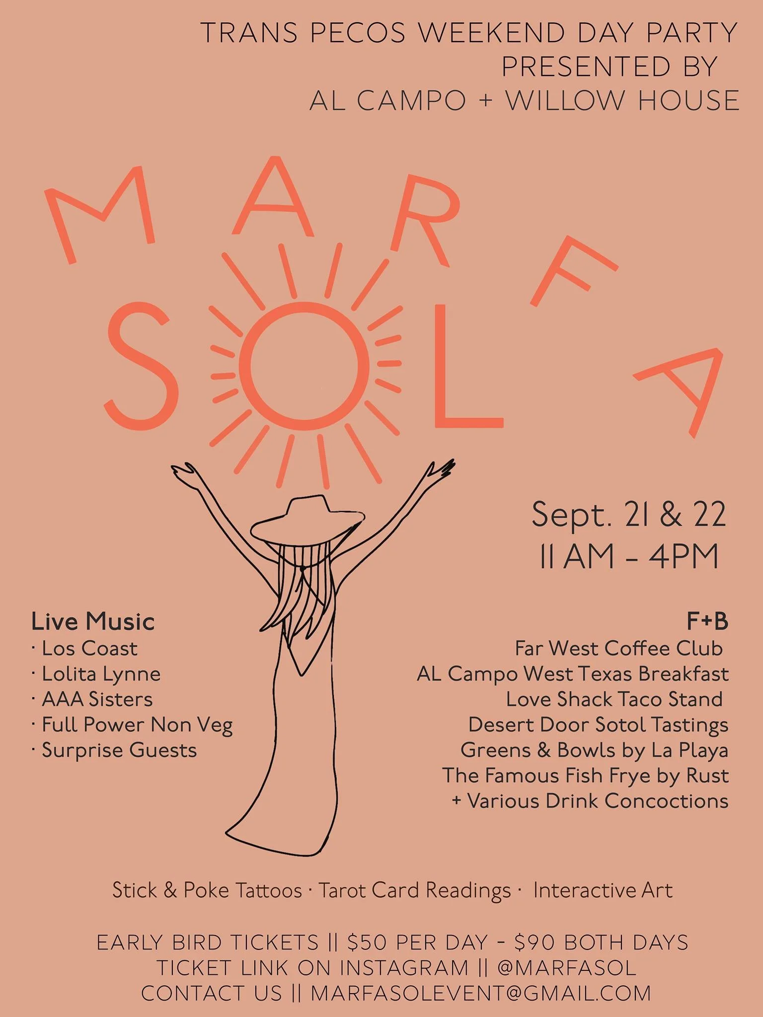 Marfa Sol: Trans-Pecos Pre-game Party