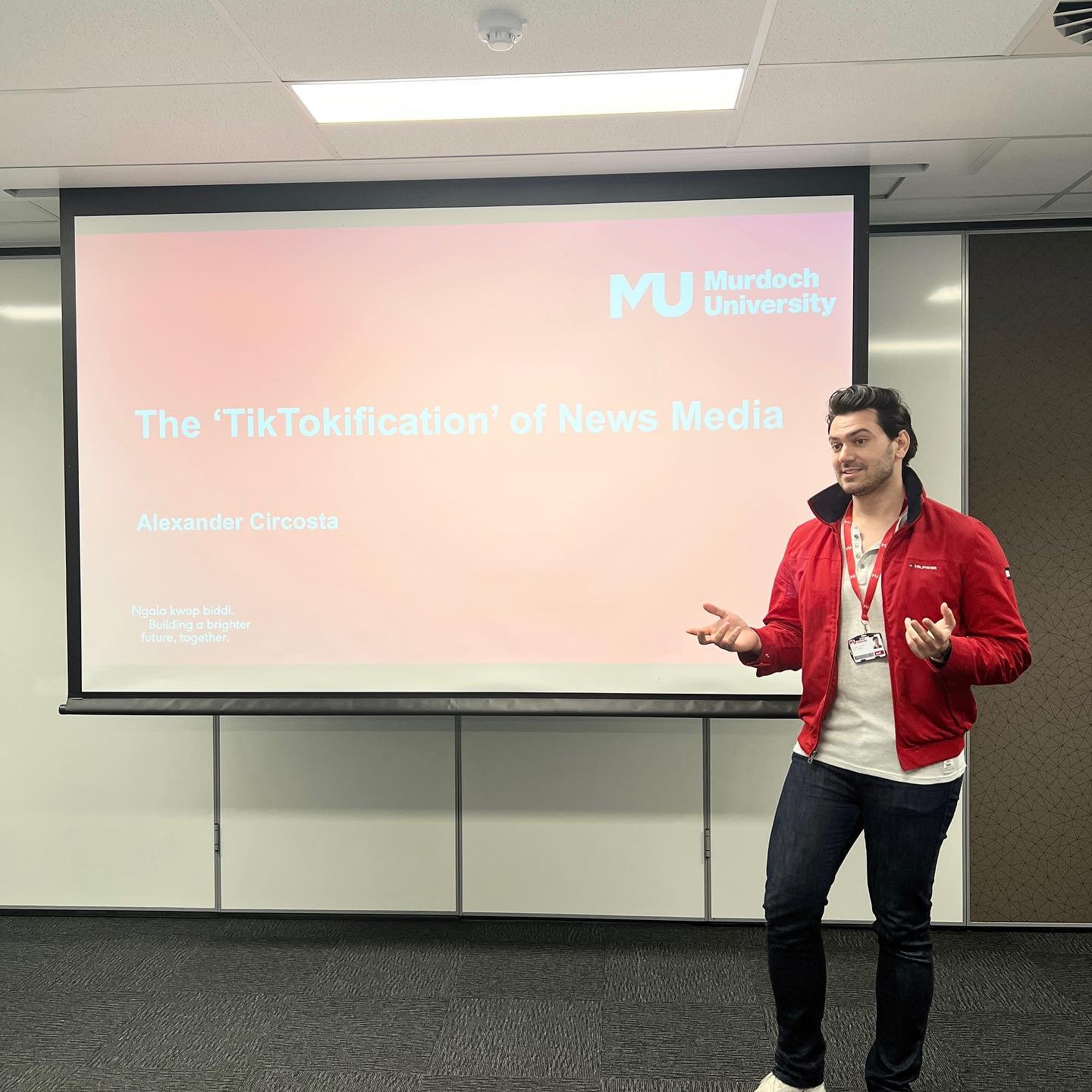 Lecturing at Murdoch University 