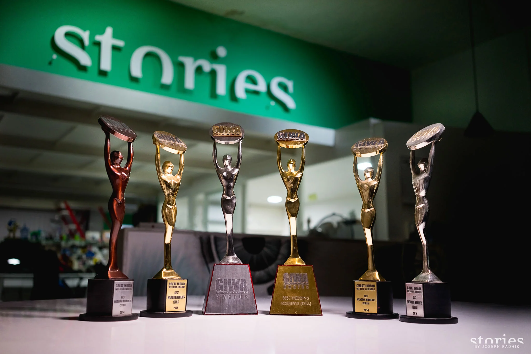 Stories wins Gold and Silver. Again.