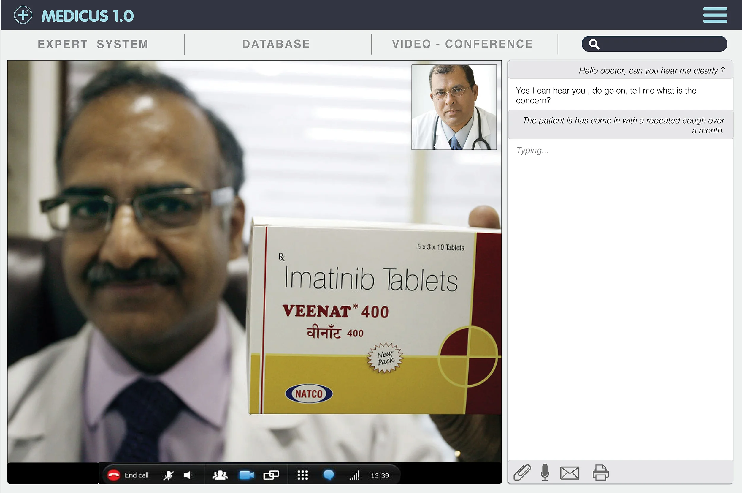 Tele Medicine facility to cennect to specialist doctors in hospitals
