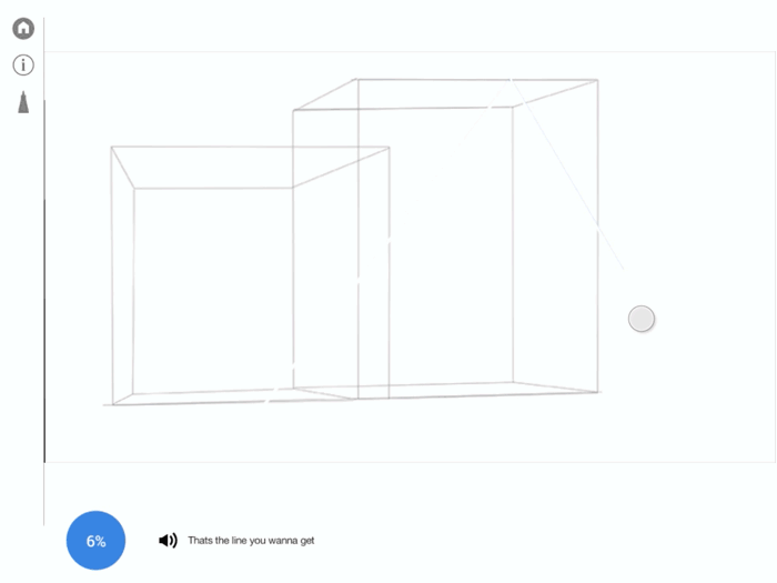 Tutor guides user step by step