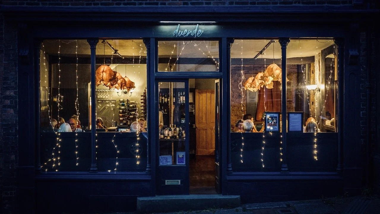 exterior Duende restaurant in Wiveliscombe