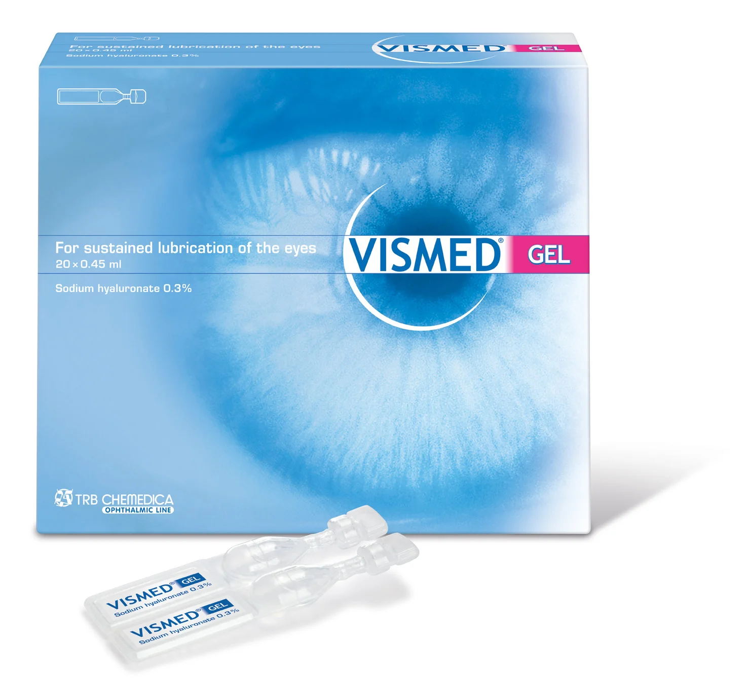 VISMED® GEL is available in boxes of 20 (or 60) reclosable single dose units of 0.45 ml.